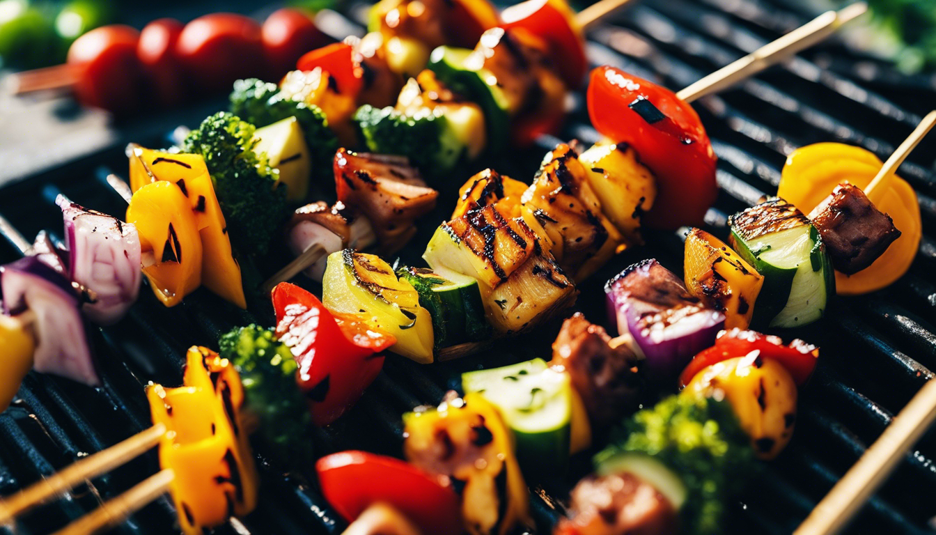 BBQ Veggie Kabobs Frank's Food Blog