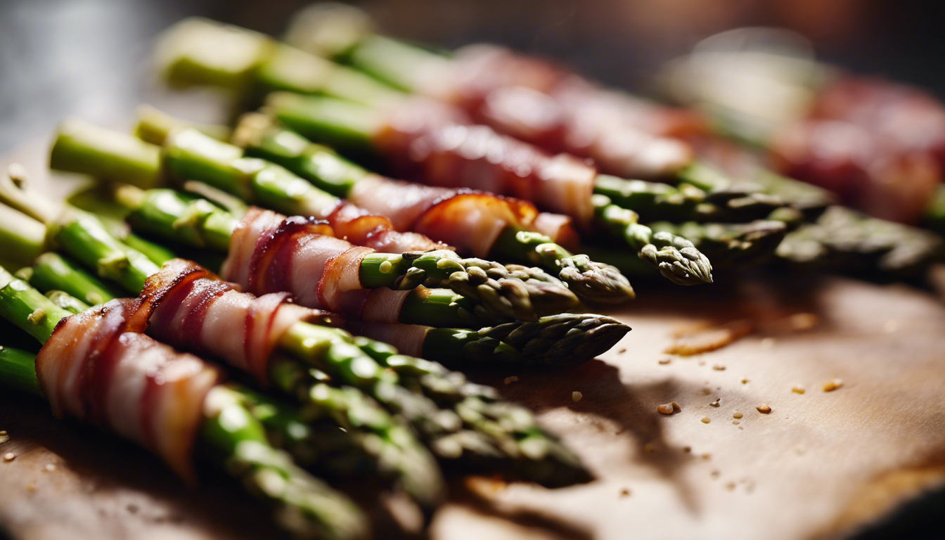 Smoked Maple Bacon Wrapped Asparagus