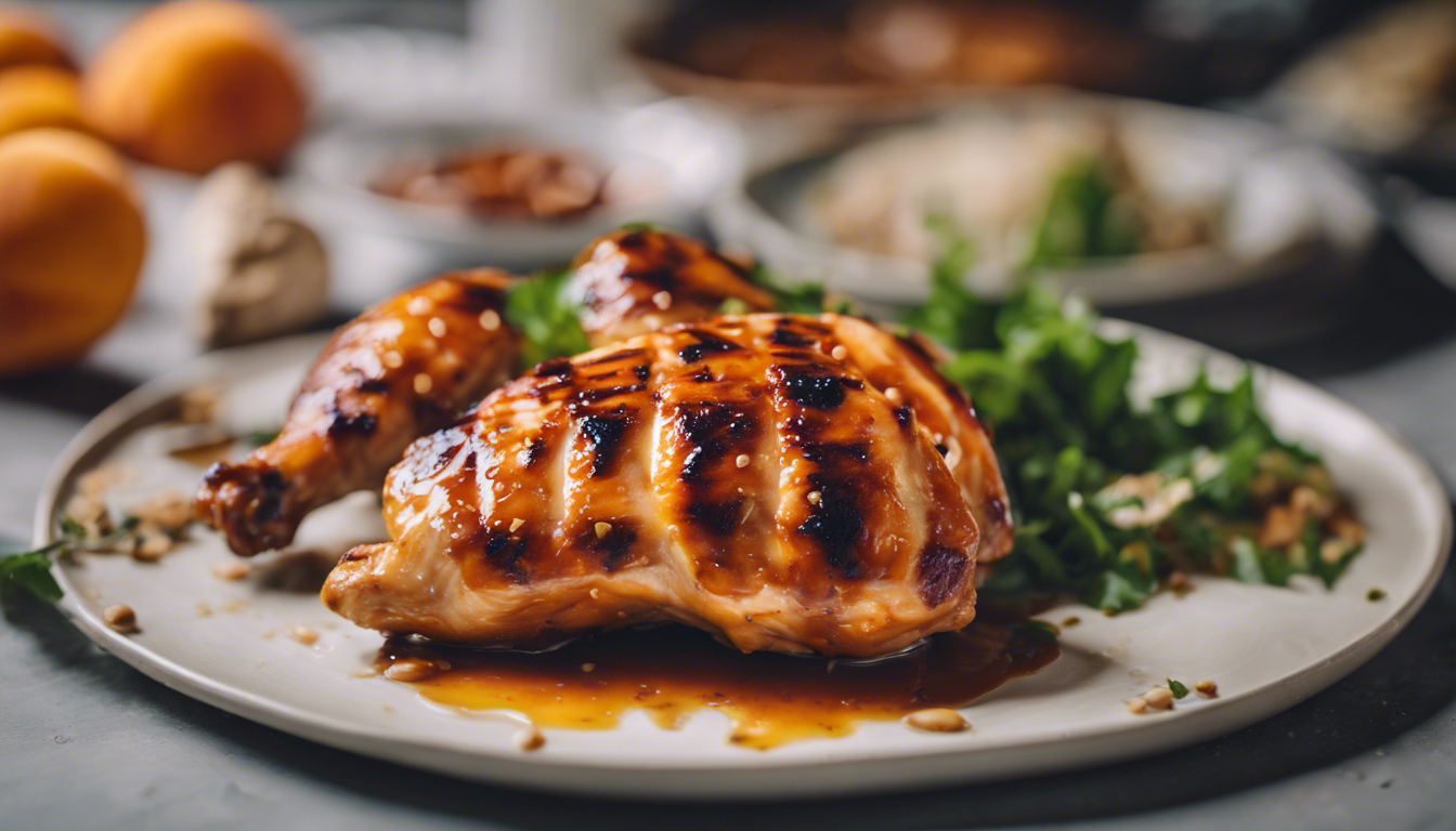 Apricot Glazed Grilled Chicken