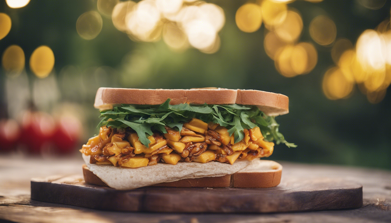 BBQ Jackfruit Sandwich