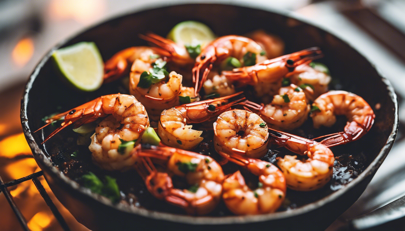 Sweet and Spicy Grilled Shrimp