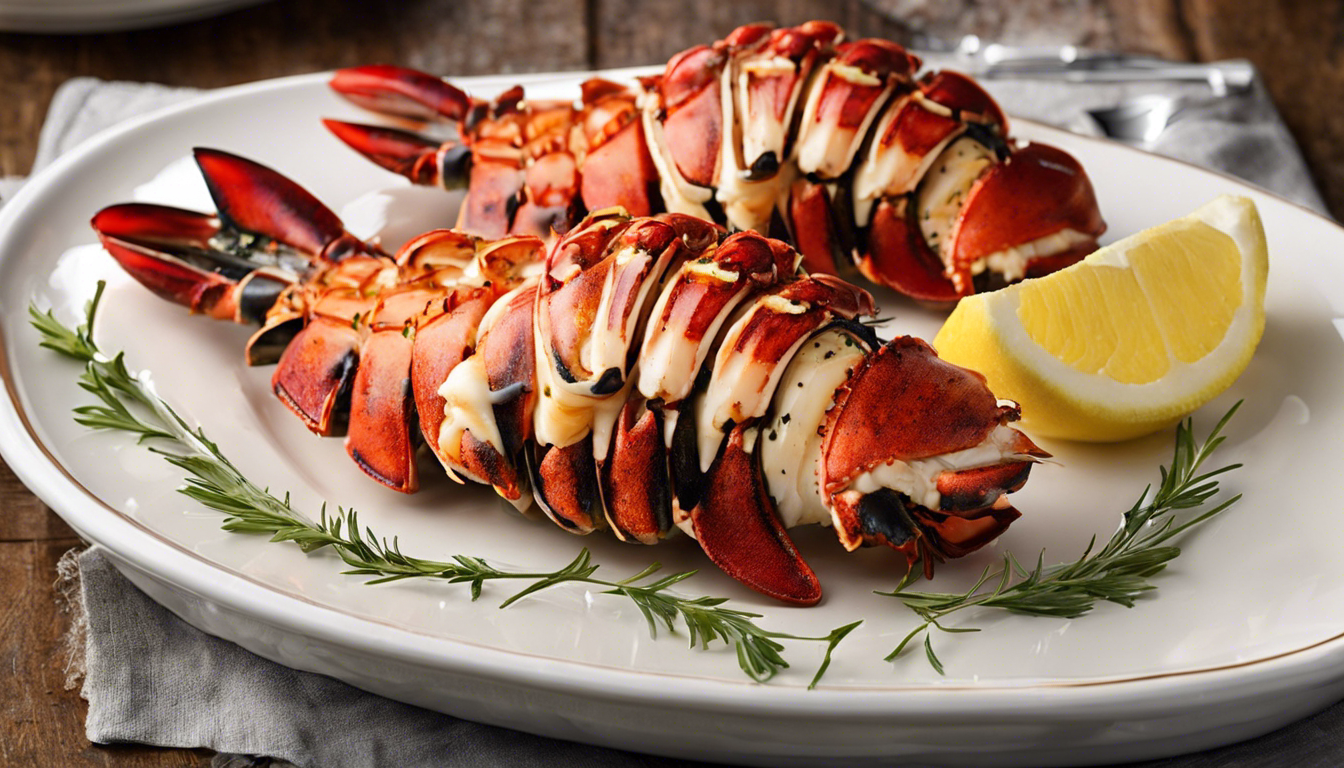 Cajun Butter Grilled Lobster Tails