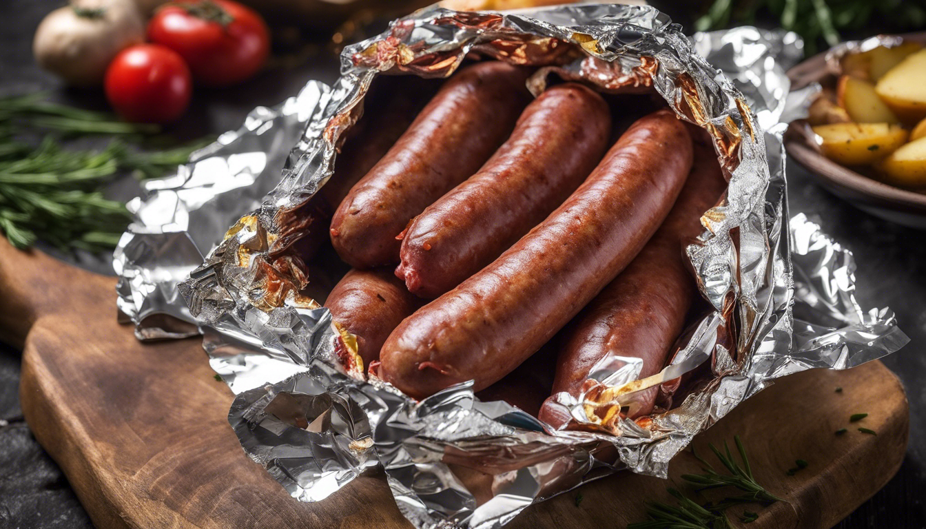Smoked Sausage and Potato Foil Packets