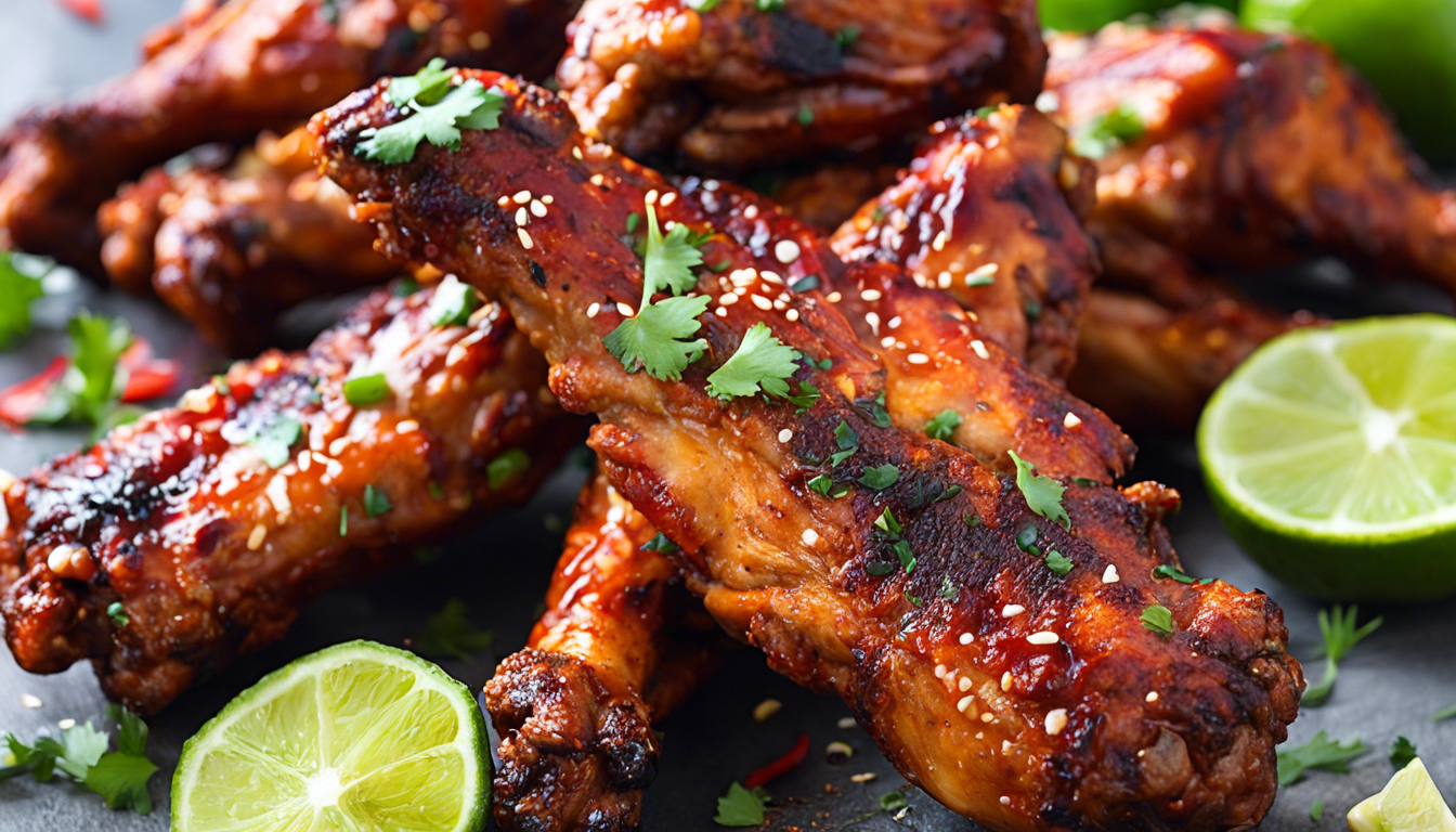 Smoked Chili Lime Chicken Wings