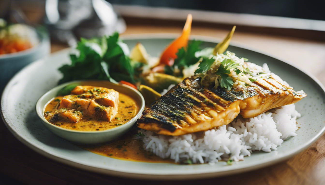 Coconut Curry Grilled Fish