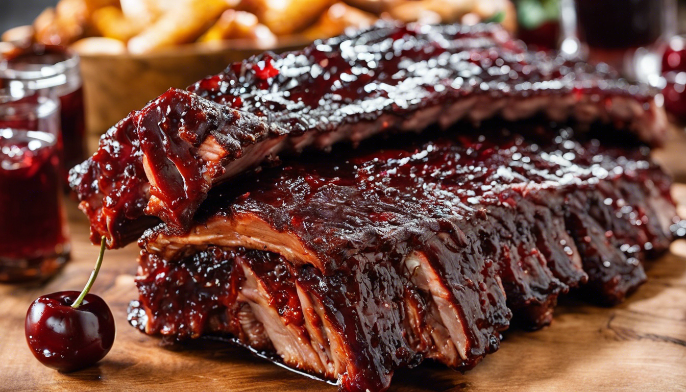 Smoked Cherry Cola Ribs