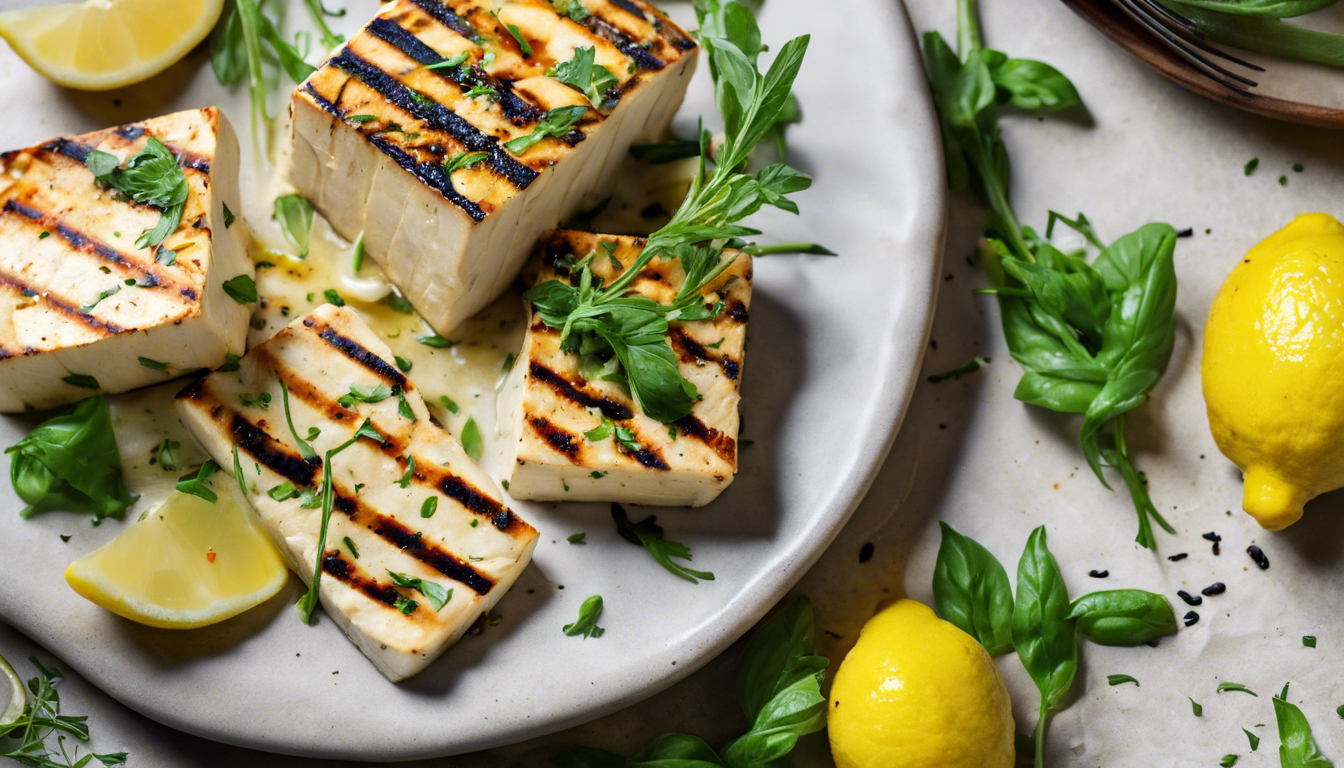 Lemon Herb Grilled Tofu
