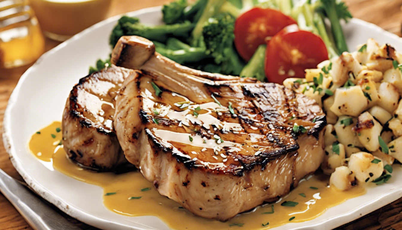 Honey Mustard Grilled Pork Chops