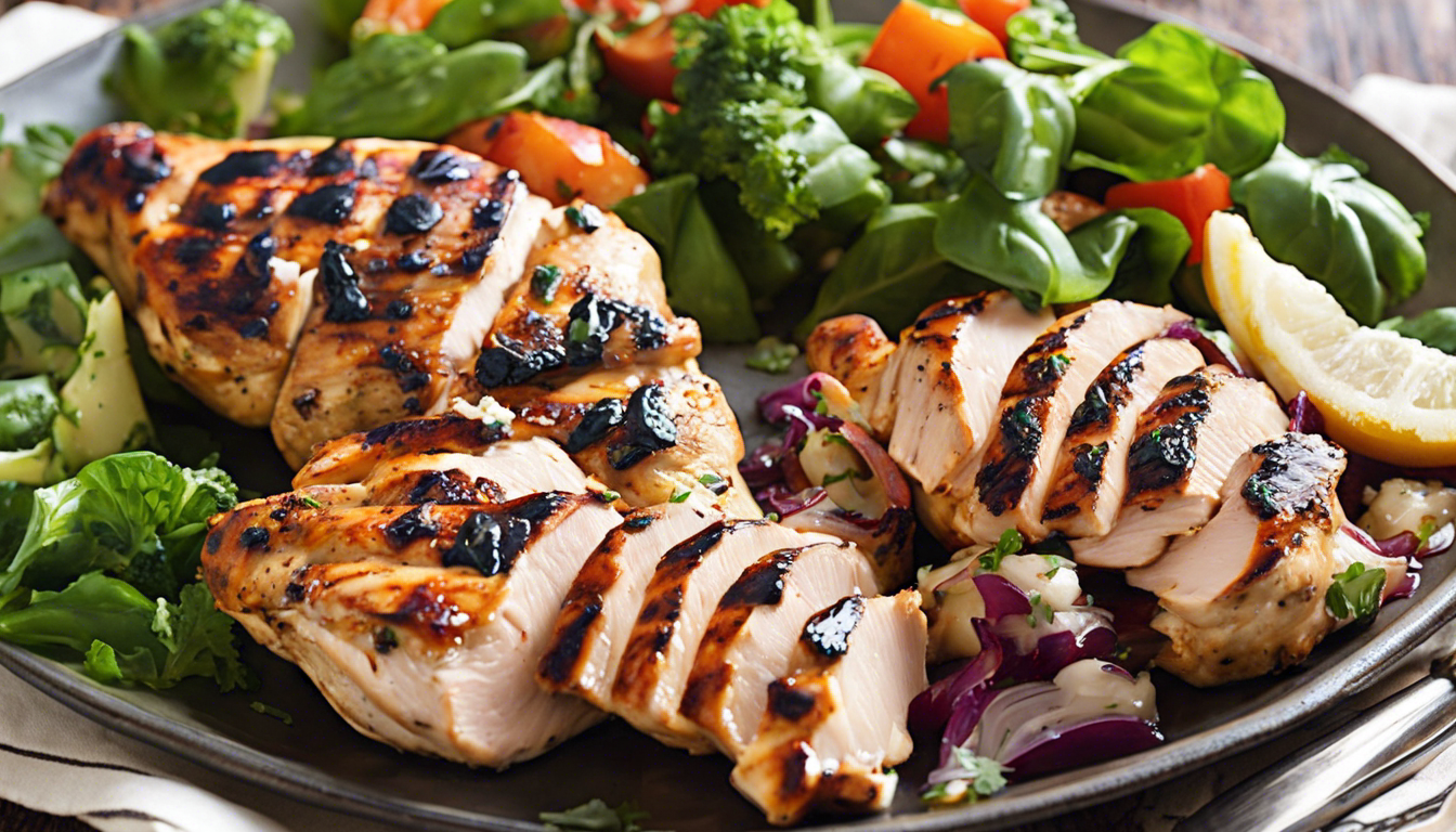 Greek Yogurt Marinated Grilled Chicken