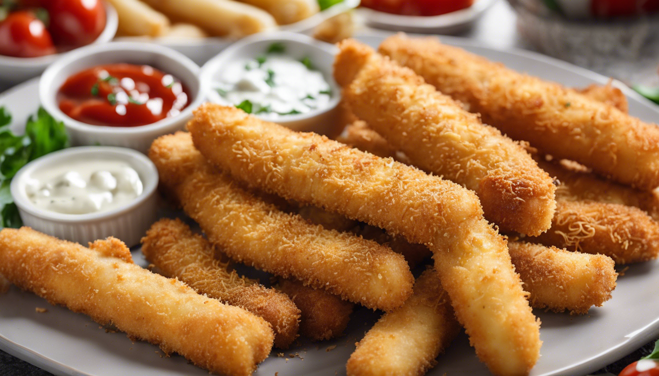 Air Fryer Mozzarella Sticks