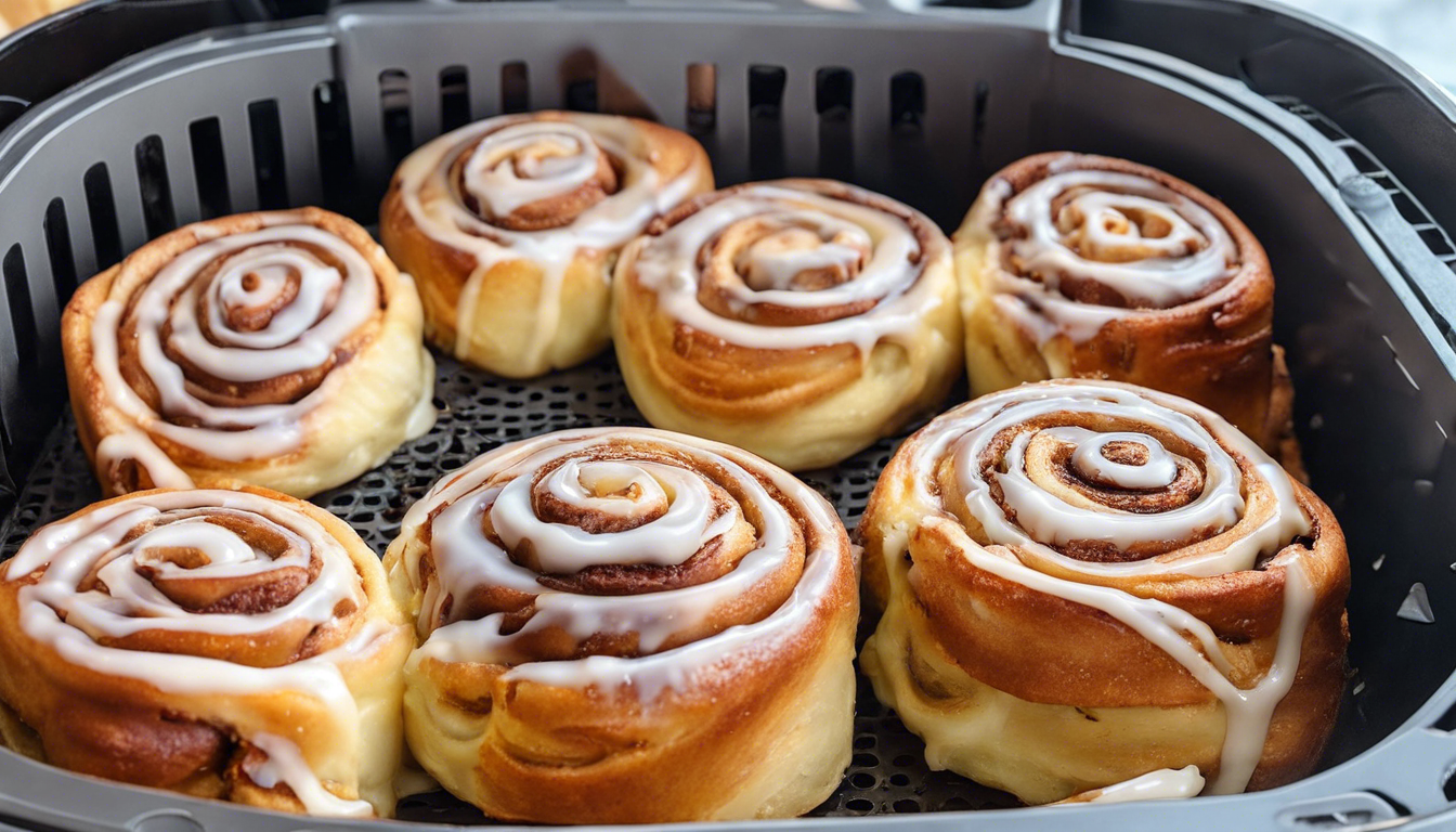 Air Fryer Cinnamon Rolls