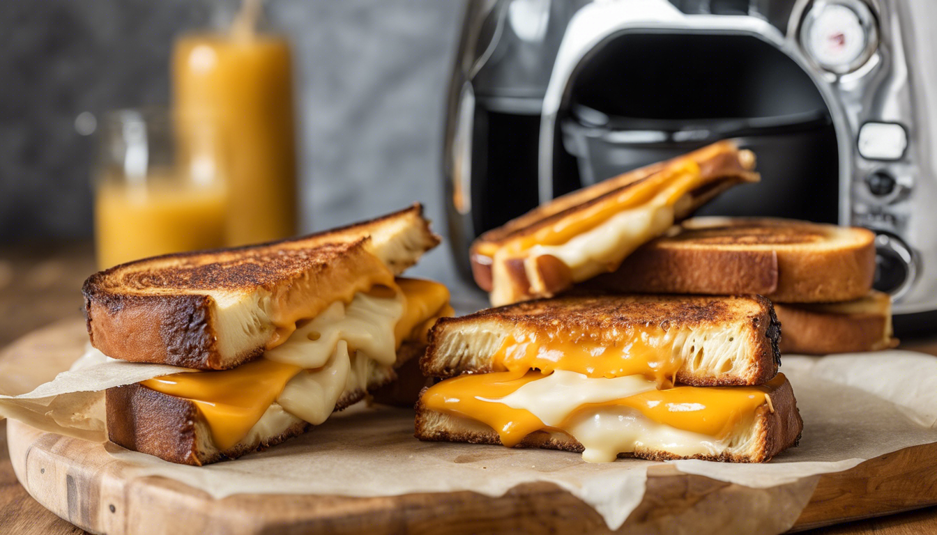 Air Fryer Grilled Cheese