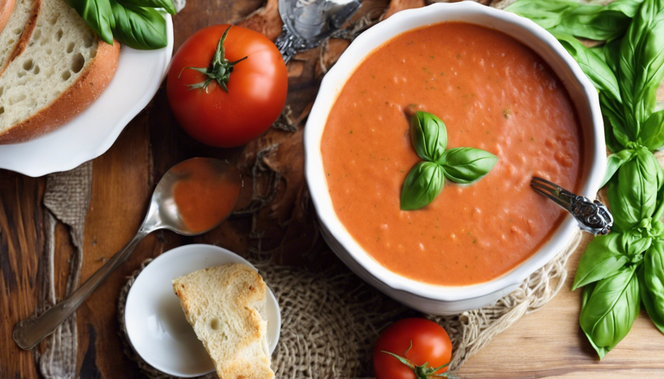 Creamy Tomato Basil Soup Crock Pot Recipe