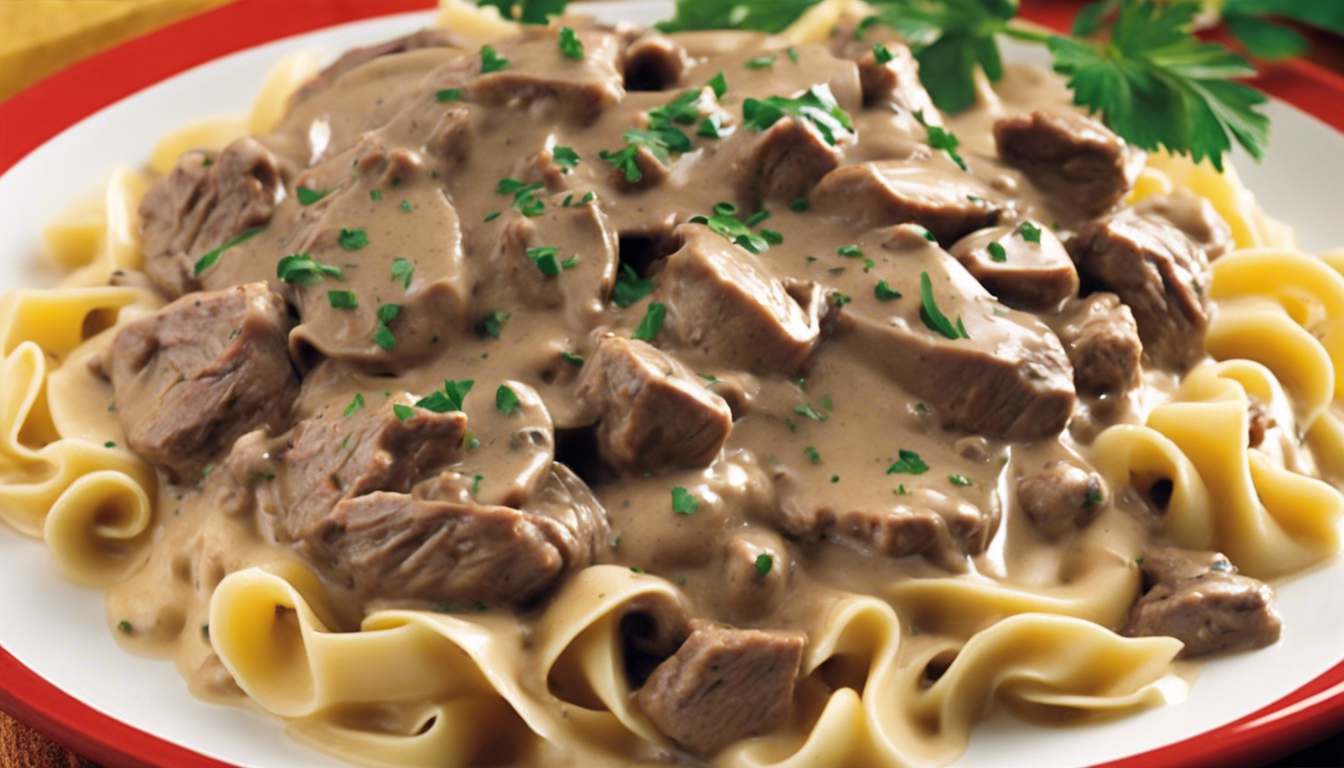 Beef Stroganoff Crock Pot Recipe