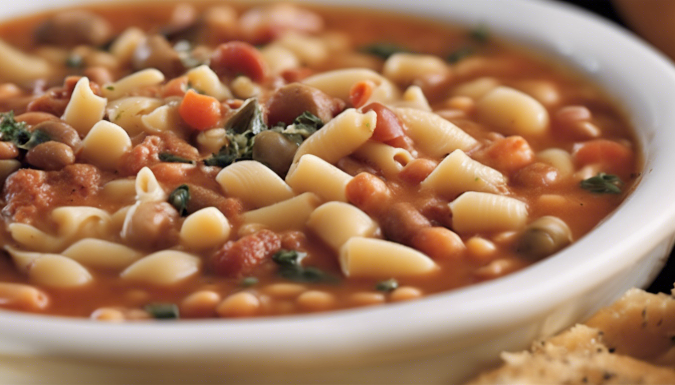 Pasta Fagioli Crock Pot Recipe