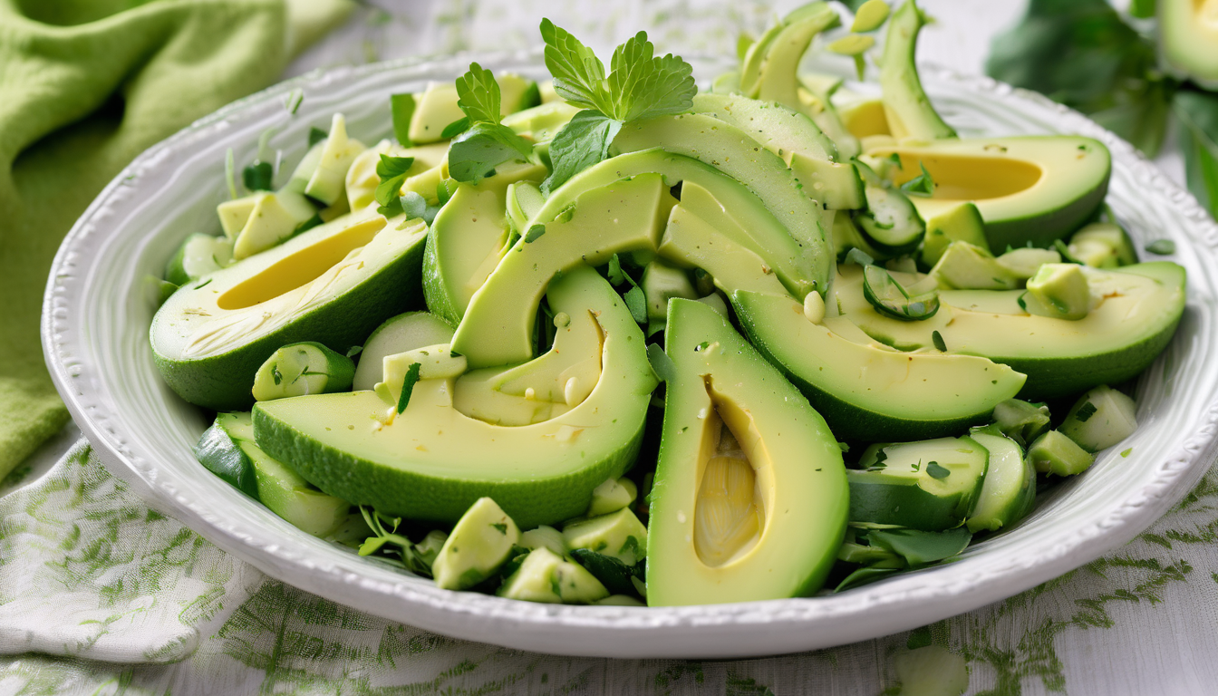 Avocado Cucumber Salad