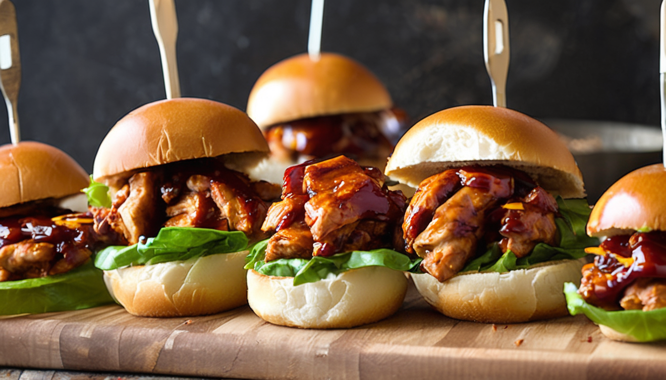 BBQ Chicken Sliders