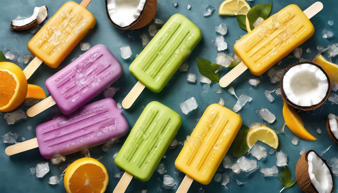 Coconut Water Popsicles