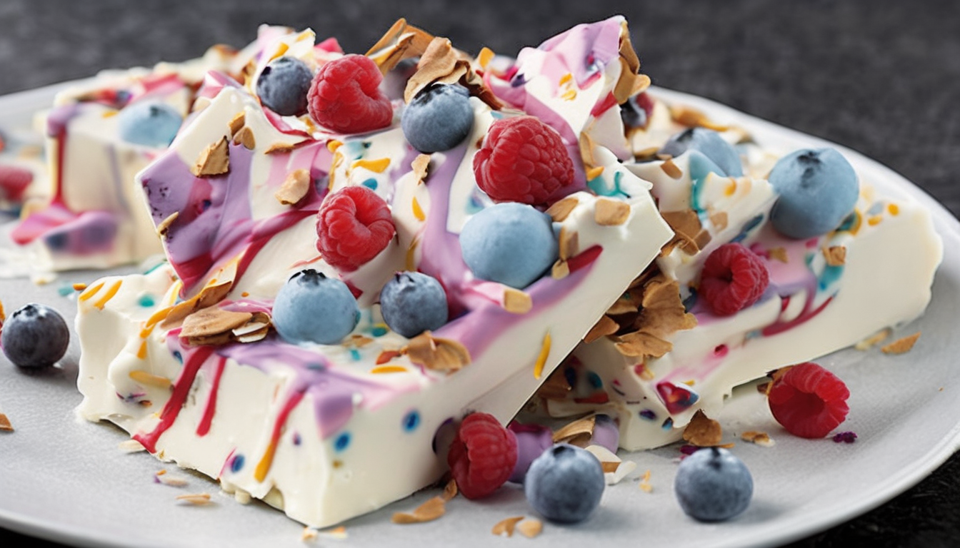 Frozen Yogurt Bark