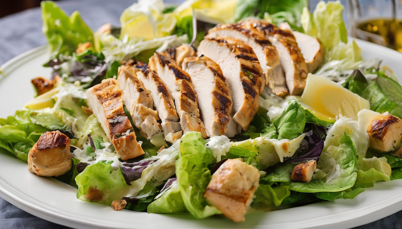 Grilled Chicken Caesar Salad