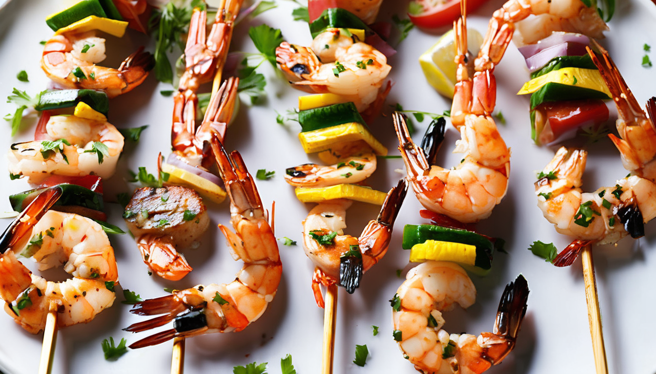 Grilled Shrimp Skewers