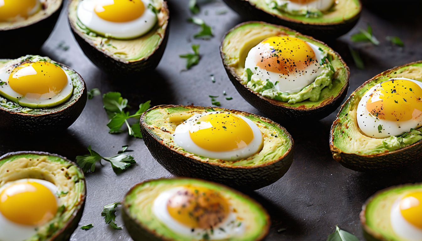 Baked Avocado Eggs