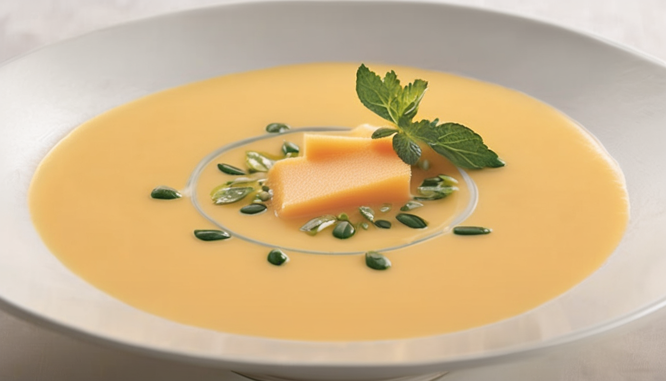 Chilled Cantaloupe Soup