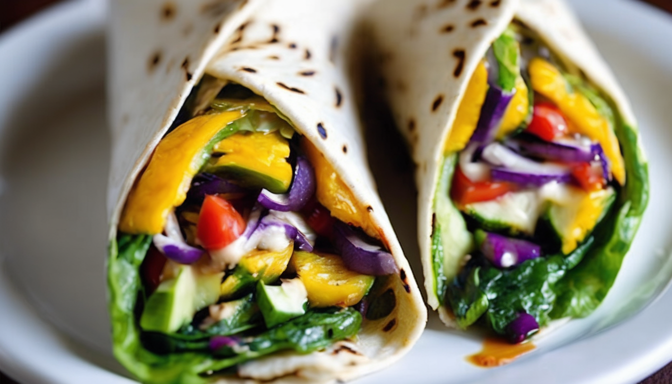 Grilled Veggie Wraps