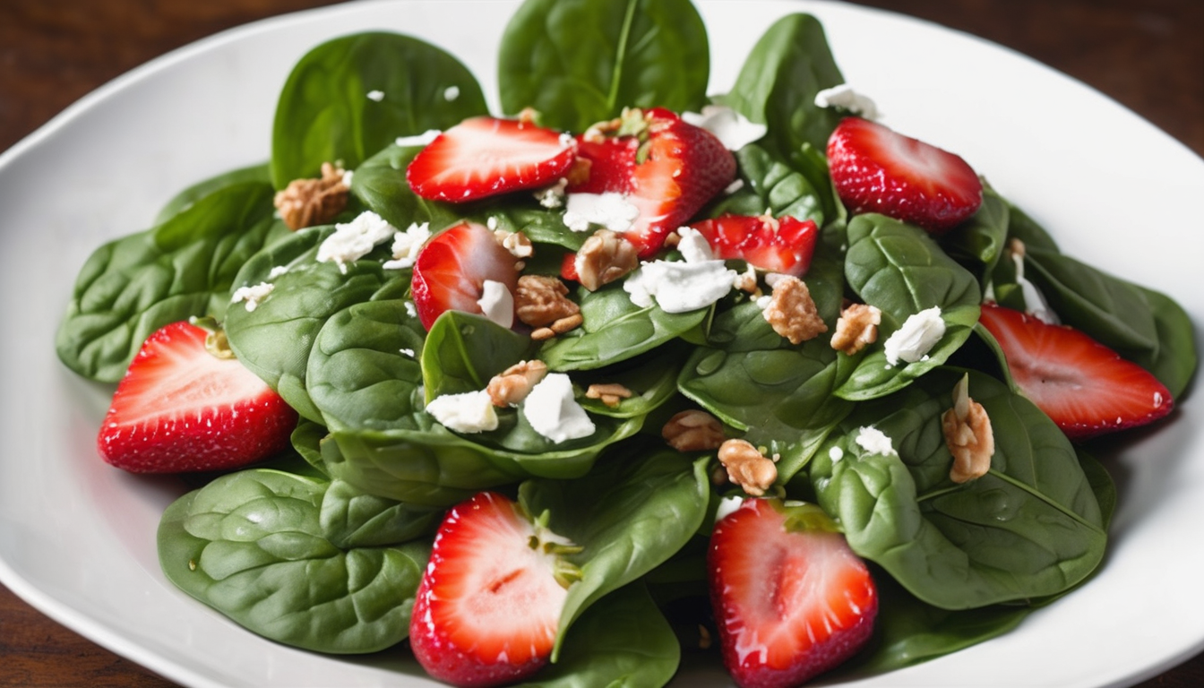 Spinach and Strawberry Salad