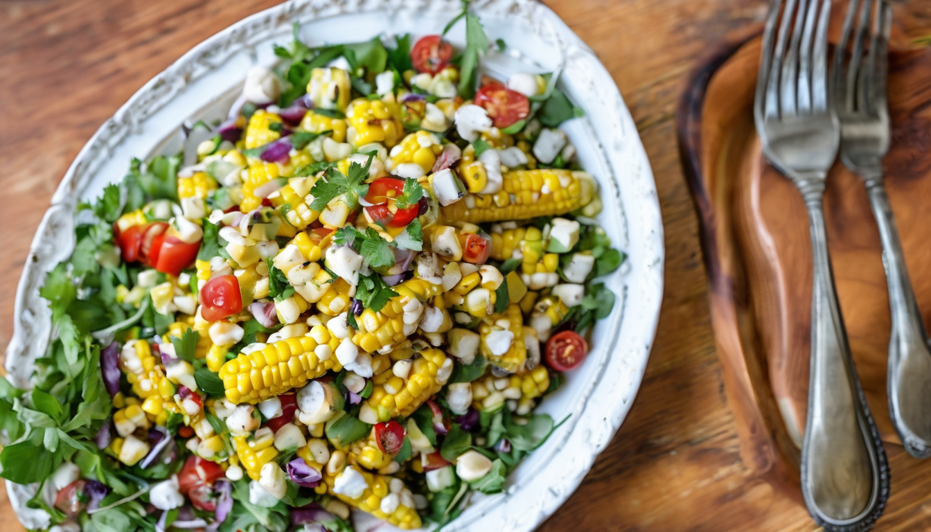 Grilled Sweet Corn Salad