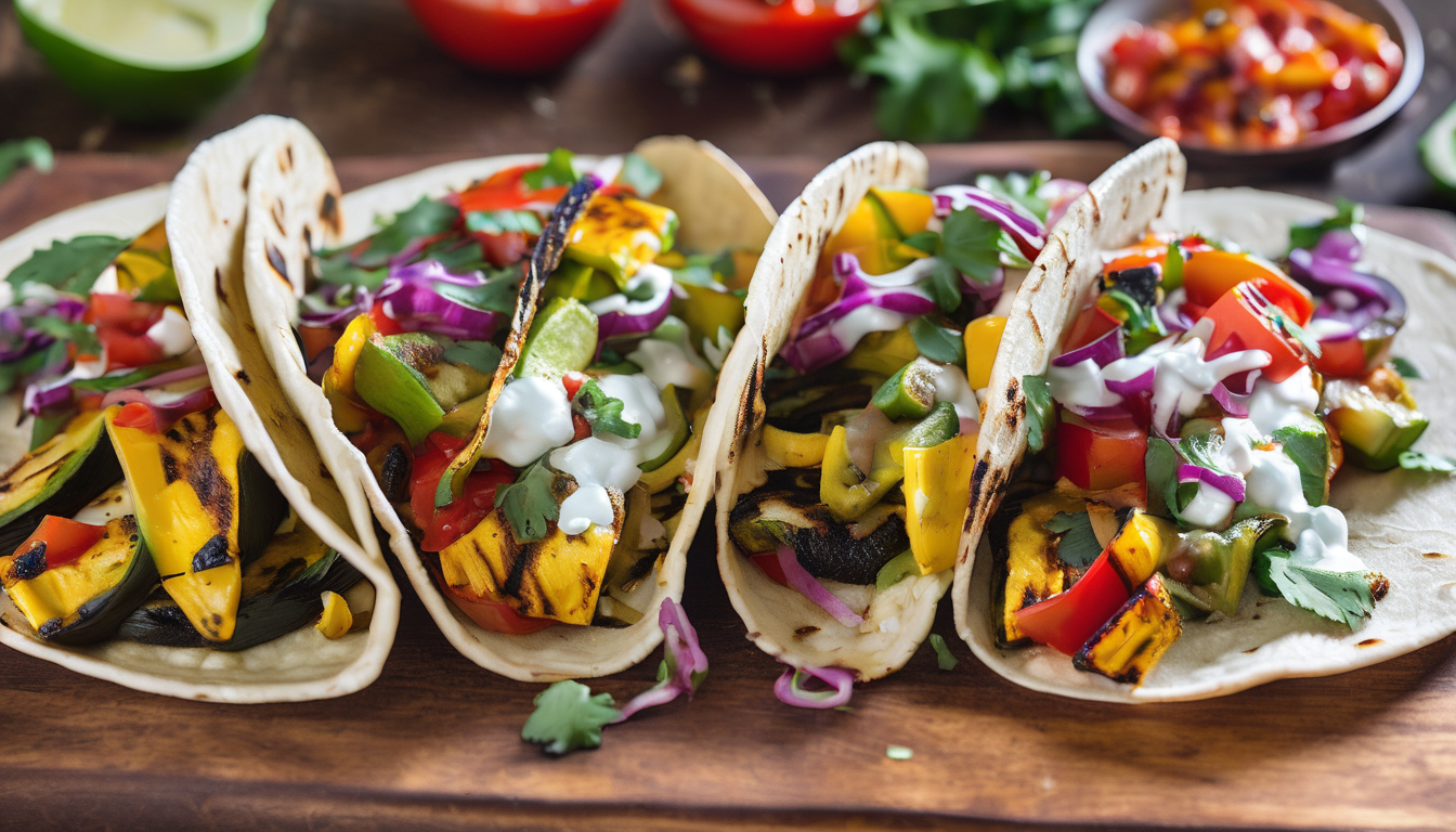 Grilled Veggie Tacos
